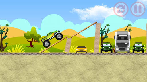 Monster Car: Bumpy Road स्क्रीनशॉट 5