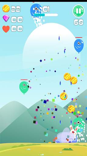 balloon pop game latest new game 2021 :bunny fight screenshot 5