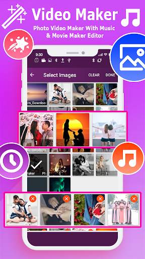 Photo Slideshow: Video Status Maker With Music स्क्रीनशॉट 3