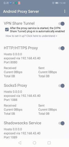 VPN Share Tunnel(Plug-in) screenshot 2