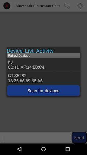 Bluetooth Chat screenshot 4