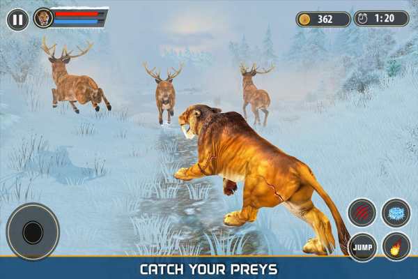 Sabertooth Tiger Revenge: Animal Fighting Games screenshot 12