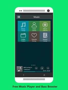 Free Music Player and Bass booster screenshot 1