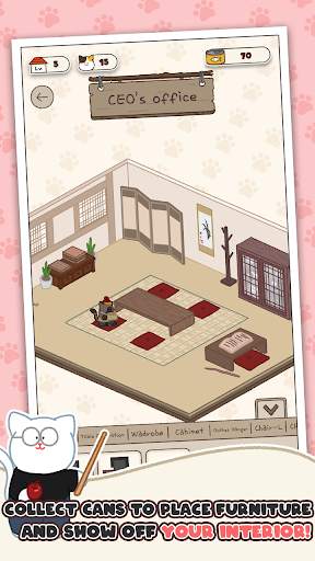 POP Cat Company : Idle Cat inc Tycoon Lovely Game screenshot 3