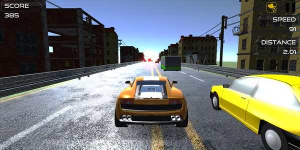 Racing in Car 2018 screenshot 1