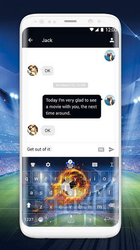 Football Keyboard Theme screenshot 2