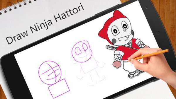 Learn To Draw Ninja Hattori screenshot 1