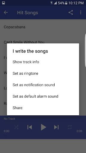 Barry Manilow songs screenshot 3
