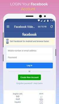 Facebook Video Downloader - Easily Download Videos screenshot 1