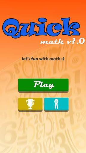 Quick Math Game screenshot 1