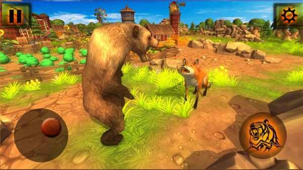 Angry bear Simulator 3D स्क्रीनशॉट 1