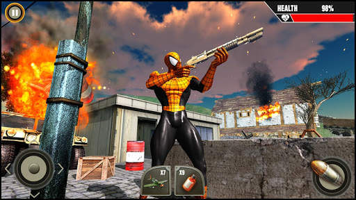 Rope Hero Survival Squad: Free Fire Hero Game screenshot 4