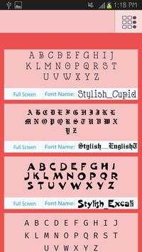 Stylish Fonts Free screenshot 3