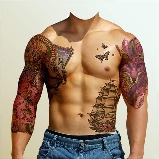Six Pack Tattoo Body Style Photo Maker 2.0