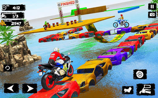 Mega Ramp Bike Race 3d Bike Stunt- Racing Games screenshot 1