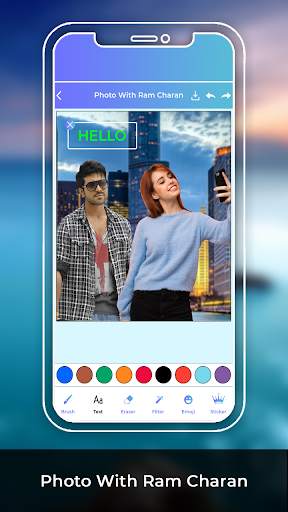 Photo With Ram Charan screenshot 2