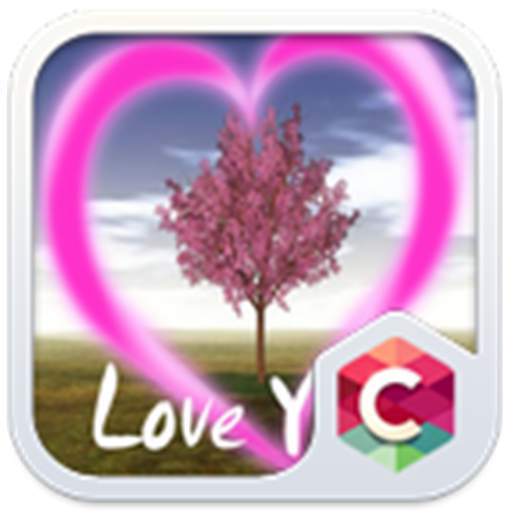 Romantic Sakura Theme Pink Heart 4.8.8