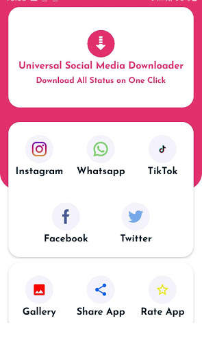 Universal Social Media Downloader screenshot 1