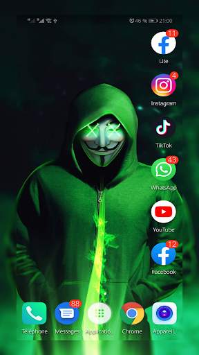 Joker-Anonymous Wallpaper 4K screenshot 3