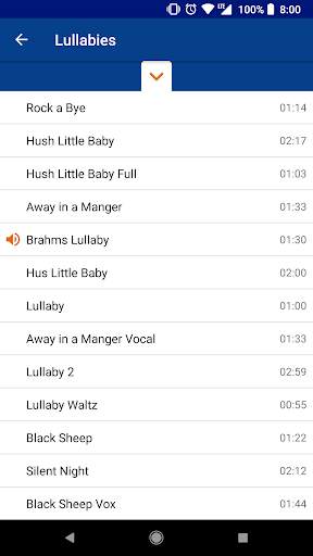 Lullaby songs for baby screenshot 4