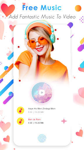 Heart Photo Effect Video Maker with Music screenshot 4