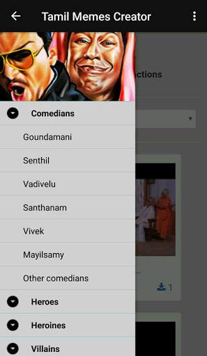 Tamil Memes Creator App - Tamil Funny Reactions screenshot 2