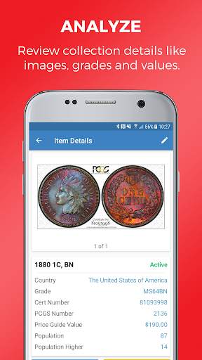 PCGS Set Registry screenshot 2