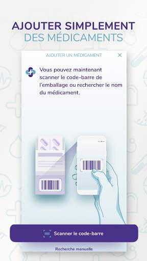 Rappel de médicament et de pilule avec alarme screenshot 1