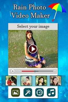 Rain Photo Video Maker screenshot 1