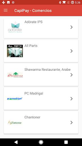 CapiPay screenshot 2