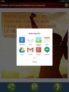 Citations de succès Français screenshot 16