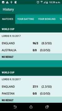Cricket Scorer screenshot 4