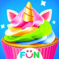 Unicorn Cone Cupcake Mania - Ice Cream Cake Maker logo