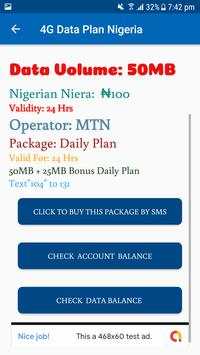 Free 4G Data Plan Nigeria 2019 screenshot 3