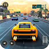 Autobahn Speed ​​Car Racing: Endless Verkehr Racer icon