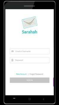 Sarhah 💌 1 تصوير الشاشة