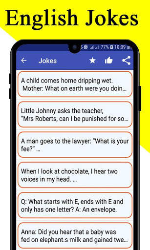Jokes And Riddles English Funny Jokes Latest New screenshot 2