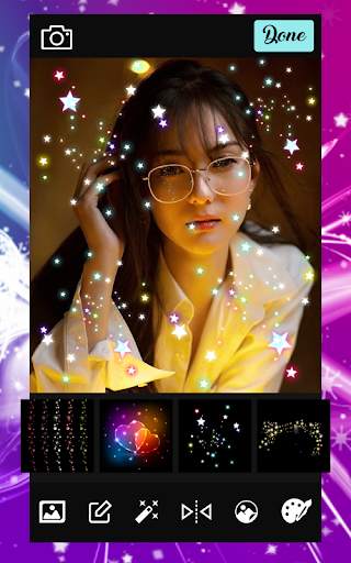 Glitter Sparkle Photo Effects - Photo Frame screenshot 3
