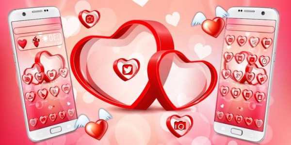 3D Love Heart Launcher Theme screenshot 4
