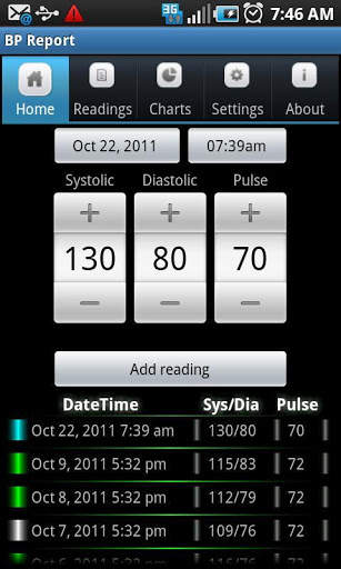 Blood Pressure(BP) Report Lite screenshot 2