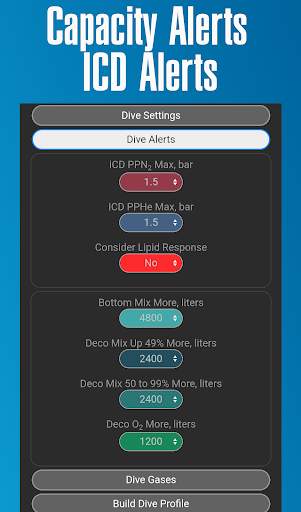 DiveProMe Scuba Diving Planner screenshot 4