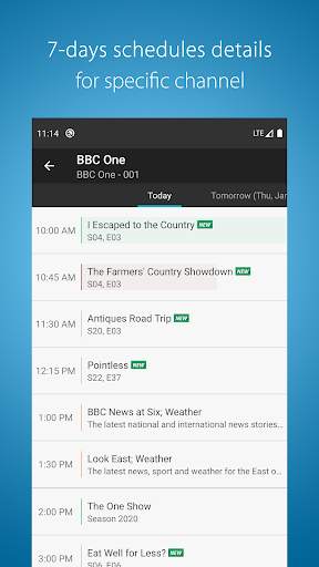 UK TV Listings screenshot 2