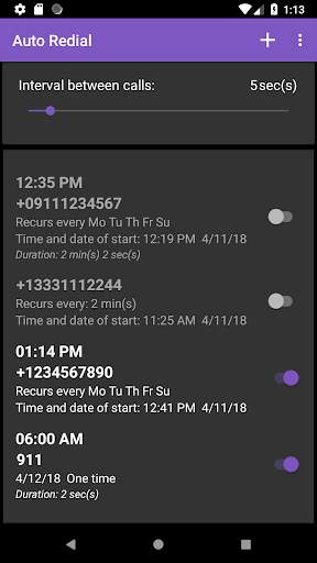 Auto Redial screenshot 12