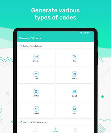 QR Code Reader and Scanner for Android screenshot 8