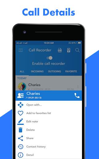 Auto Call Recorder : Hide App 3 تصوير الشاشة