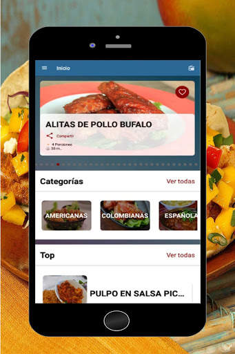 Recetas de Comida Casera Facil screenshot 1