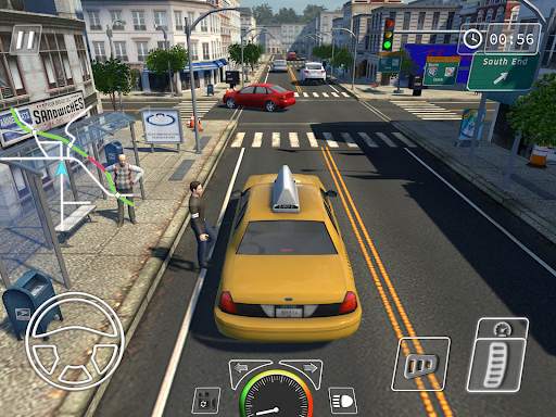 City Taxi Driving Simulator 3D screenshot 7