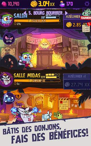 DUNGEON, INC : jeu incrémental screenshot 7