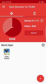 Booster For PUBG : Game Booster 2019 screenshot 1