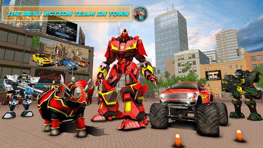 Rhino Robot Car Futuristic Robot Transformation screenshot 7